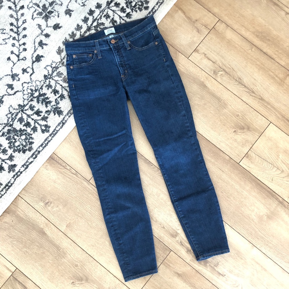 J. CREW toothpick jeans 27